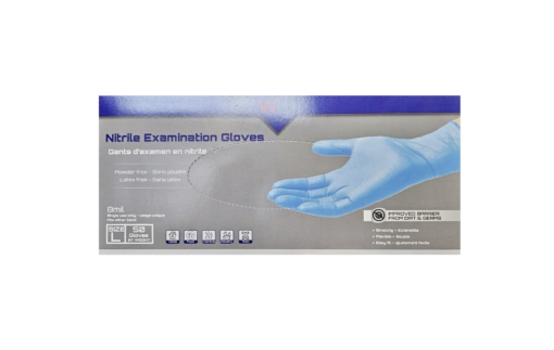 8 mil blue nitrile gloves